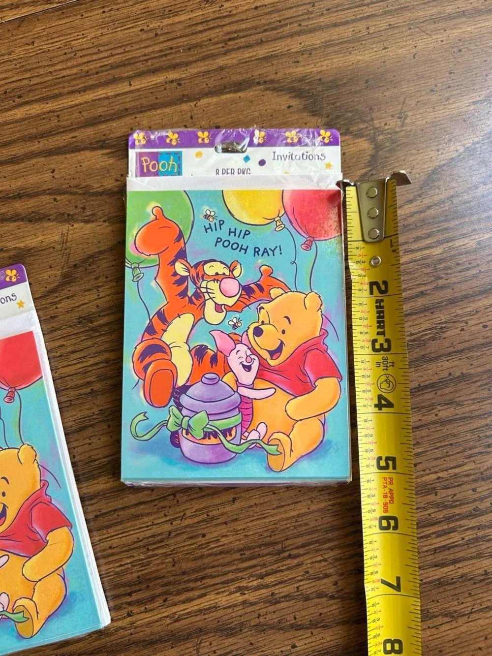 Vintage 90s Winnie the Pooh invitations